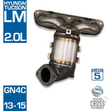 LM HYUNDAI Tucson 2.0L G4NC Manifold Catalytic Cat Converter SCPMCV116