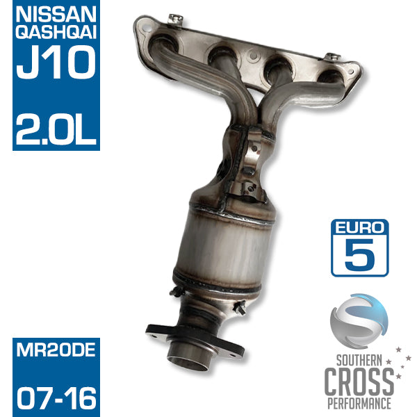 J10 NISSAN Qashqai 2.0L Manifold Catalytic Cat Converter SCPMCV121