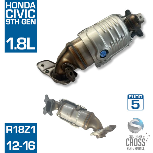 HONDA Civic 10TH GEN 1.8L R18Z1 Bolt-on Catalytic Cat Converter SCPMCV127