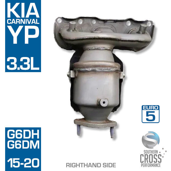 YP KIA Carnival 3.3L G6DH G6DM Manifold Catalytic Cat Converter SCPC2741