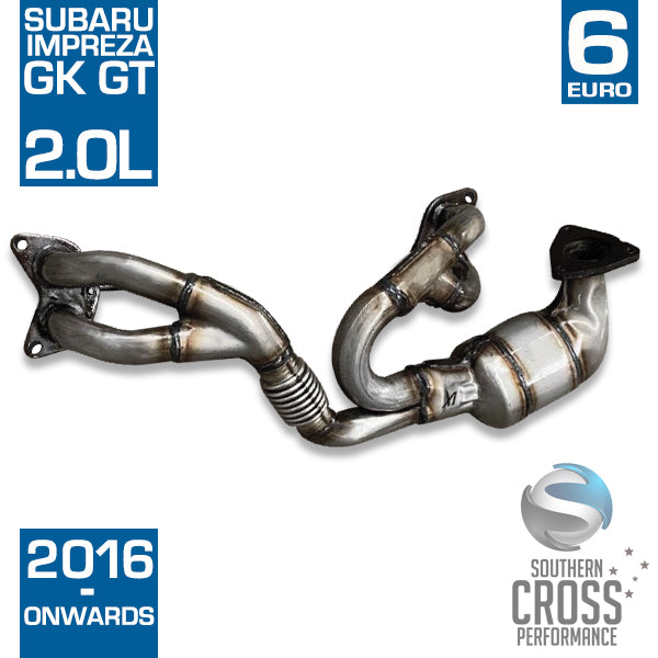 GK GT SUBARU Impreza 2.0L EURO6 Manifold Catalytic Cat Converter SCPMCV706