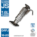 JS HYUNDAI Veloster 1.6L G4FJ Undercar Catalytic Cat Converter SCPMCV757