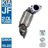 JF KIA Optima 2.0L G4KH Turbo Manifold Catalytic Cat Converter SCPMCV759