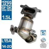 GF GK HONDA Jazz 1.5L 3rd GEN L15A Catalytic Cat Converter SCPMCV765