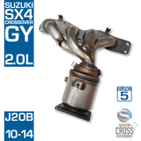 SX4 GY SUZUKI Crossover 2.4L J24B Catalytic Cat Converter SCPMCV769