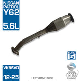 Y62 NISSAN Patrol 5.6L VK56VD LHS Undercar Catalytic Cat Converter SCPMCV772