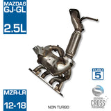 GJ GL MAZDA 6 2.5L MZR-LR Manifold Catalytic Cat Converter SCPMCV775