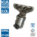 NQ5 KIA Sportage 2.0L G4NL Manifold Catalytic Cat Converter SCPMCV776