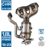 Fits TOYOTA C-HR ZYX10R 1.8L 2ZR-FXE Hybrid Catalytic Cat Converter SCPMCV818