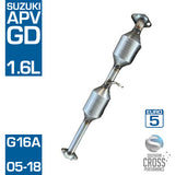 GD SUZUKI APV 1.6L Underbody Catalytic Cat Converter SCPC0828