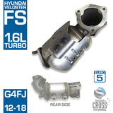 FS HYUNDAI Veloster 1.6L Turbo G4FJ Manifold Catalytic Cat Converter SCPMCV720