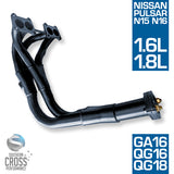 N15 N16 Nissan Pulsar 1.6L GA16 QG16 | 1.8L QG18 Headers Extractors SCPH074