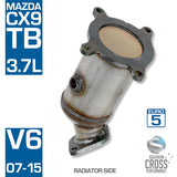 CX9 MAZDA TB 3.7L V6 Radiator Manifold Catalytic Cat Converter SCPC2448